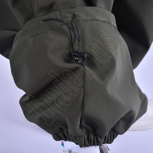 Men's Olive Green Cargo <b>Pants</b> Elastic Waist Breathable Oversized Style Adult Wear - Product Image 5
