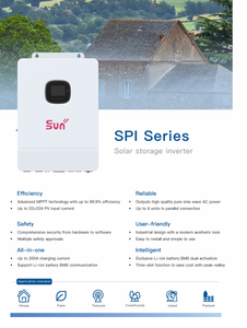 SUNPLUS Hybrid <b>Inverter</b> 10KW Lithium Battery Compatible <b>Solar</b> Energy System - Product Image 3
