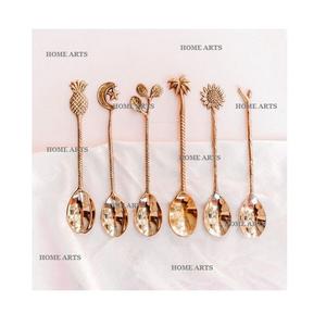 Juego de Cubiertos de Acero Inoxidable Hecho a Mano, la Mejor Calidad, Color Dorado, Juego de Cubiertos a un Precio Accesible - Product Image 2