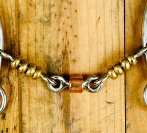 ปากยกทำจากทองเหลือง3ชิ้นสำหรับนักขี่ม้าปากที่ขัดมันเรียบลื่นมีให้เลือกทุกชนิด - Product Image 6