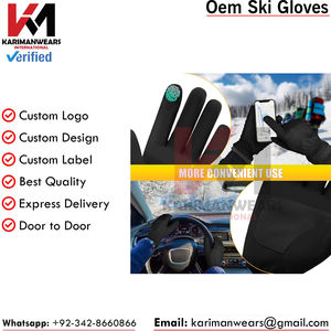 Gants de ski chauds antidérapants pour l'hiver, pour femmes et hommes, en plein air, en velours épais, compatibles avec les écrans tactiles, pour le cyclisme, par temps froid, pour le snowboard - Product Image 6