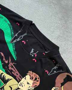 Impression de t-shirts graphiques 100% coton personnalisés Conception et logo personnalisés T-shirts pour hommes de marque - Product Image 6