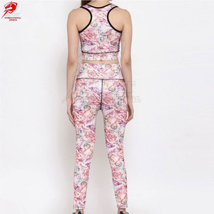 Stylish Wears Yoga Set For Fashionable Fitness Wear Colors <b>Seamless</b> <b>Leggings</b> And Top Set In Wholesale - Product Image 4