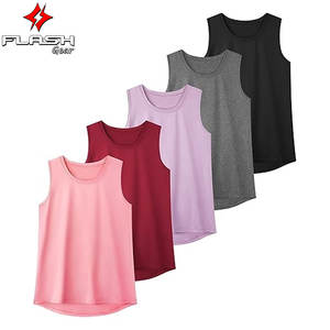 เสื้อกล้ามออกกำลังกายสำหรับผู้หญิงไซส์ใหญ่ ผ้าฝ้าย 100% ระบายอากาศ แห้งเร็ว ทรงหลวม เหมาะสำหรับเล่นโยคะ ฟิตเนส และกีฬาต่างๆ - Product Image 1