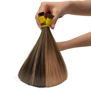 Cabello crudo sin procesar Fábrica al por mayor Virgen natural 100% Extensión de cabello humano Cutícula alineada Sin trama Cabello humano a granel - Product Image 4