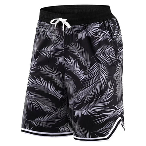 Vente en gros Shorts pour hommes en toile unie Service OEM personnalisé Shorts de sport confortables à cordon de serrage Vêtements décontractés - Product Image 3
