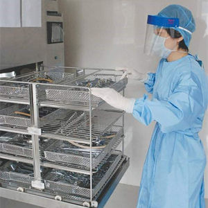 Plateaux en maille de haute qualité avec couvercle 250x170x70mm Plateau en maille en acier inoxydable pour une utilisation pendant la stérilisation et le transport du lavage - Product Image 4