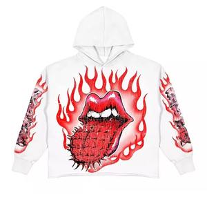Premium Streetwear Custom Dtg Printed <b>Mens</b> Cotton Polyester Breathable Graphic Hoodie for <b>Men</b> - Product Image 2