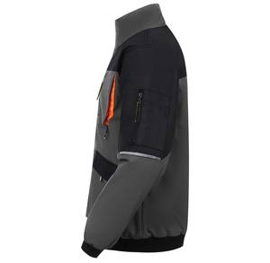 Chaqueta de trabajo de algodón para hombre, de talla grande, mecánica, industrial, transpirable, resistente al fuego, ropa de trabajo personalizada - Product Image 3