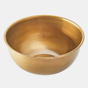 Large Capacity Brass Serving <b>Bowl</b> For Serving <b>Curries</b> Soups Salads And Desserts During Family Gatherings Easily - Product Image 1