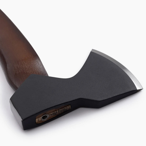 Hacha multifunción de acero de alto carbono con mango de madera, venta al por mayor, hacha de corte de madera duradera para exteriores a la venta - Product Image 3