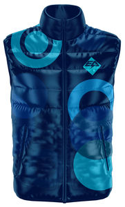 Chaqueta acolchada sin mangas de alta calidad para hombre, chaleco, ropa deportiva de poliéster 100%, soporte de invierno lavable, nueva burbuja de sublimación - Product Image 2