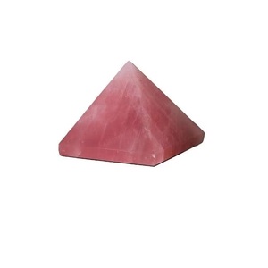 100% Natural Rose Quartz Crystal Pyramid for Love Healing Meditation and Chakra Energy Balancing Available for Export Price - Product Image 1