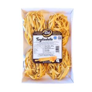 Tissi 250g X 12 piezas Fideos Anchos Artesanales en Forma de Cinta, Pasta de Trigo Sarraceno Friuliano Tagliadelis - Product Image 1