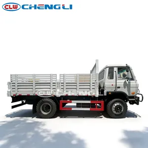 รถบรรทุกพื้นเรียบแบบดรอปไซด์ 4x4 170 แรงม้า รถบรรทุกขนส่งสินค้าออฟโรด พร้อมห้องโดยสารติดแอร์ รถบรรทุกสำหรับงานหนัก ราคาโรงงาน - Product Image 2