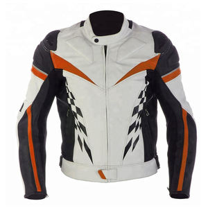 2025 Vestes de moto de course haute Performance Armure certifiée CE Panneaux ventilés Construction en cuir durable - Product Image 3