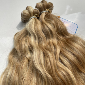 เครื่องต่อผมมนุษย์เวียดนามผมลอนคู่สีเปียโน - Product Image 1