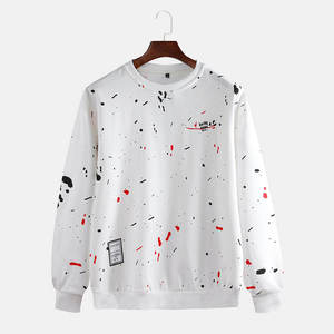 Sudadera de algodón para mujer, jersey con impresión de logotipo personalizado, impresión por sublimación, color blanco - Product Image 4
