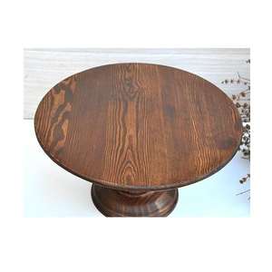 แท่นวางเค้กไม้ทำด้วยมือแบบพรีเมี่ยมของตกแต่งอย่างมีสไตล์และใช้งานได้สำหรับเคาน์เตอร์ห้องครัวและการจัดแสดงอีเว้นท์จากอินเดีย - Product Image 2