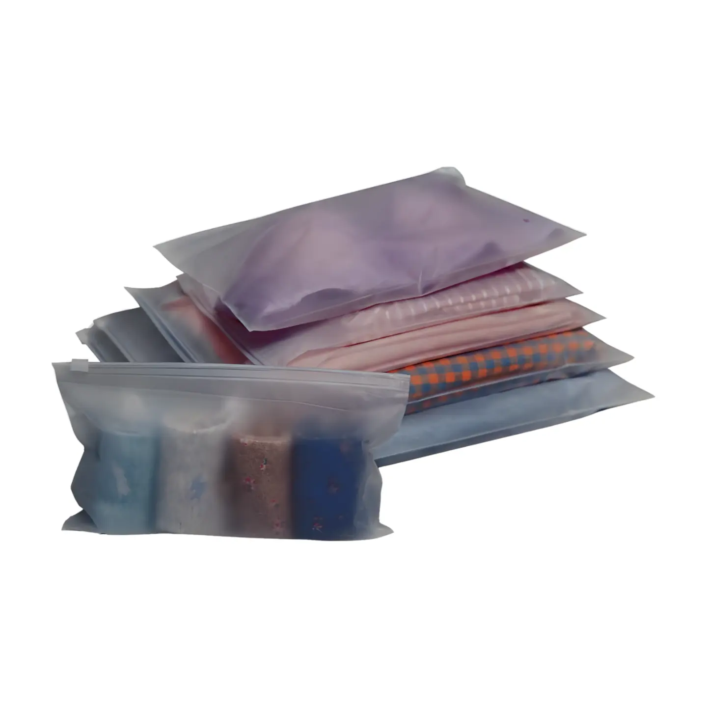 Custom Eco amigável biodegradável empacotamento plástico 100% Compostable zipper lock embalagem vestuário sacos Vietnã fornecedor