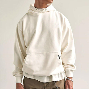 Venta al por mayor de invierno de los hombres Warn Hoodies Casual Color sólido de manga larga Sudadera con capucha Streetwear Sudaderas con capucha para los hombres - Product Image 6