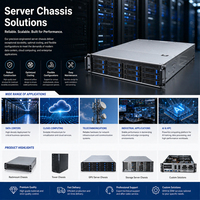 Châssis de serveur GPU IA personnalisé 2U 4U, boîtier rackable, panneau frontal, oreilles de montage, cadre interne, centre de données, fabricant OEM Co Ltd