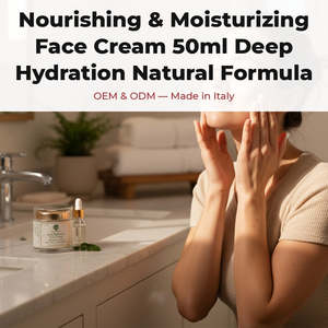 Crème hydratante pour le visage Natural RedMoringa 50ml, hydratation intense, nourrissante et hydratante - OEM Private Label Italie - Product Image 2