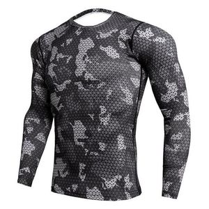 Camiseta de compresión (rash guard) de manga larga para MMA, personalizada, unisex, de spandex/poliéster - Product Image 5