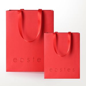 Sacs avec logo imprimé pour boutique logos sac en papier sac cadeau papier carton emballage de mariage de luxe - Product Image 1