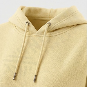 ชุดเซ็ทเสื้อฮู้ดครอปและกางเกงขายาวทรงตรงผ้าฟลีซสำหรับผู้หญิง ปรับแต่งโลโก้ได้ - Product Image 4