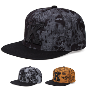Casquette de baseball vintage personnalisée à 5 panneaux, <span class=keywords><strong>lettre</strong></span> brodée, <span class=keywords><strong>graffiti</strong></span>, étiquette en cuir, style hip hop sportif, protection solaire Dobby, vente en gros - Product Image 2
