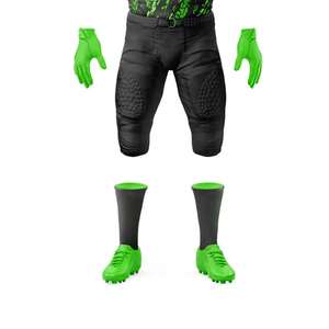 Maillot de football américain personnalisé en gros Uniformes de formation collégiale pour jeunes surdimensionnés Technique de sublimation courte Américaine - Product Image 6