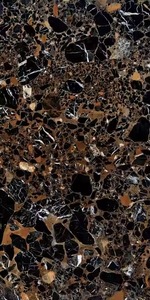 กระเบื้องพอร์ซเลนหินสีดำเงางามขนาด80X160ซม. 800X1600มม. กระเบื้องปูพื้นผนังผิวมันอย่างดีที่สุดจากอินเดีย - Product Image 5