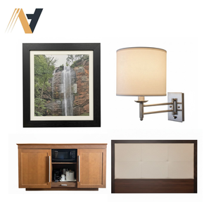 Meubles d'hôtel professionnels, ensemble de meubles de chambre - Panneaux de structure solide avec un style hôtelier - Fabricant de projets au Vietnam pour Hampton - Product Image 1