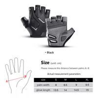 Guantes de Ciclismo de alta calidad Premium como guantes de bicicleta Almohadilla de gel Mitones de medio dedo Guantes Ropa deportiva Diseño personalizado