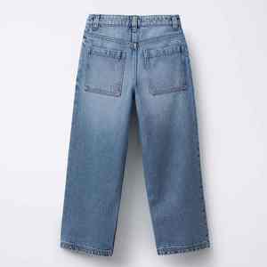 Fabricante de Jeans de Mezclilla Personalizados, Jeans Ajustados para Hombre, Ropa Urbana Clásica, Dobladillo sin Rematar, Jeans Vintage, Pantalones de Pierna Recta, Jeans Holgados para Hombre - Product Image 5