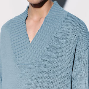 Pull à col en V pour homme Pull à col en V pour homme Automne et hiver Pull à col en V de luxe Pull tricoté décontracté Pulls pour homme - Product Image 5