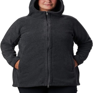 Sudadera con capucha extragrande personalizada para mujer, transpirable, a prueba de viento, con cremallera, Sudadera de felpa, figuras informales, Sudadera con capucha para mujer - Product Image 3