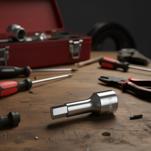 Chiavi a Bussola Esagonali Cromate con Attacco Femmina da 1/2 Pollice - Product Image 3