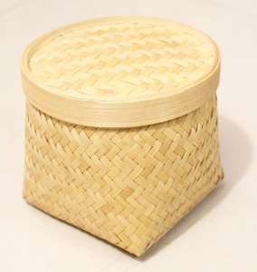 กล่องไม้ไผ่ทอมือสำหรับใส่ของขวัญกล่องเก็บของธรรมชาติดีไซน์ใหม่จากโรงงานเวียดนาม - Product Image 2