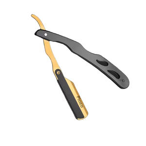 Fournisseur en gros Pissco de rasoirs en acier inoxydable pour cheveux, sourcils, barbe, outils de barbier pliables pour hommes, fabriqués par Pissco Pakistan - Product Image 3