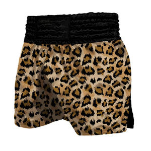 กางเกงมวยไทยและชกมวยแบบสั่งทำขายส่ง ผ้าโพลีเอสเตอร์ ระบายอากาศได้ดี เป็นมิตรกับสิ่งแวดล้อม น้ำหนักเบา พิมพ์ลายแบบซับลิเมชั่น สำหรับกีฬา MMA - Product Image 1