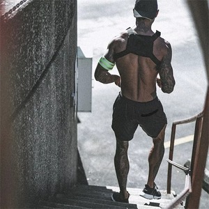 Nouveau short de sport d'entraînement de course à pied 2 en 1 personnalisé séchage rapide avec poche latérale short de basket-ball athlétique pour hommes 100% polyester - Product Image 4