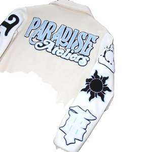 Custom Manufacturer High Quality Embroidery Leather Sleeves Letterman Varsity <b>Jackets</b> for Men Varsity <b>Jackets</b> Customized Versity - Product Image 4