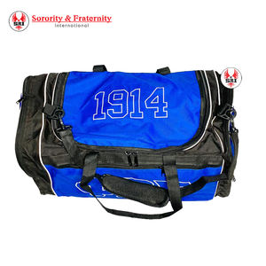Sac de sport sublimé pour homme de la Fraternité Phi Beta Sigma |   Sac de voyage matelassé personnalisé pour homme, style entreprise, broderie PBS Fraternity - Product Image 3