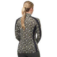 Haut de sport équestre à manches longues pour femme, idéal pour la compétition, à porter sous les jodhpurs