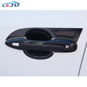 Cubiertas de manija de puerta de coche con aspecto de carbono ABS para <span class=keywords><strong>Toyota</strong></span> Corolla <span class=keywords><strong>Auris</strong></span> E210 Cross Prius Avalon 2020-2025 Camry XV70 <span class=keywords><strong>2018</strong></span>-2024 - Product Image 2