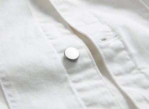 Chaquetas para Hombre 2026, Diseño Personalizado al por Mayor, Chaqueta Vaquera Estándar, Estilo Urbano para Hombre, Cuello Alto, Logotipo Frontal, Servicio OEM - Product Image 5