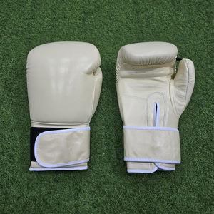 Gants de boxe professionnels en cuir, équipement d'entraînement, doublure douce et durable, design respirant, ajustement confortable pour la main, poignet réglable - Product Image 6