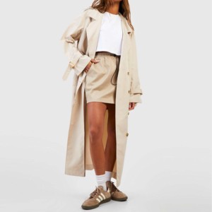 Abrigos Largos de Lana Personalizados para Mujer, Gabardinas de Moda de Corte Entallado, Sobretodos Cálidos y Transpirables, Chaquetas Rompevientos de Manga Larga para Chicas - Product Image 2